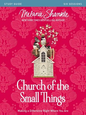 cover image of Church of the Small Things Bible Study Guide